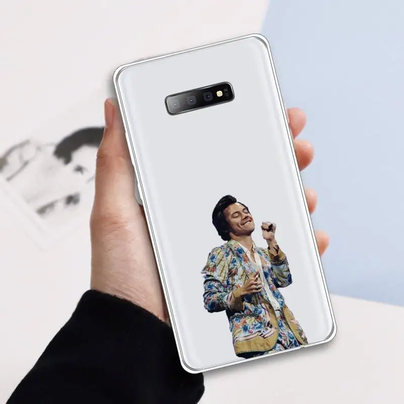 

Harry Styles Treat People With Kindness Phone Case Transparent For Samsung Galaxy S A 5 7 8 9 2015 20 edge plus 10 e lite 2019