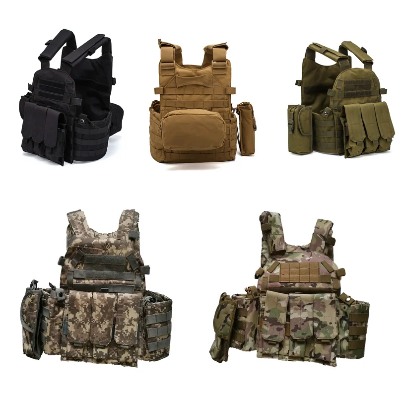 Molle сp Multicam камуфляж тактический жилет тела броню пластины Перевозчик Airsoft 6094 M4