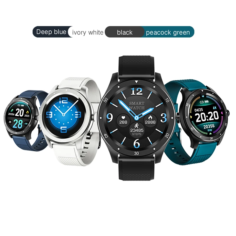 Лидер продаж умные часы с круглым экраном 1 3 дюйма мужские Bluetooth напоминанием о