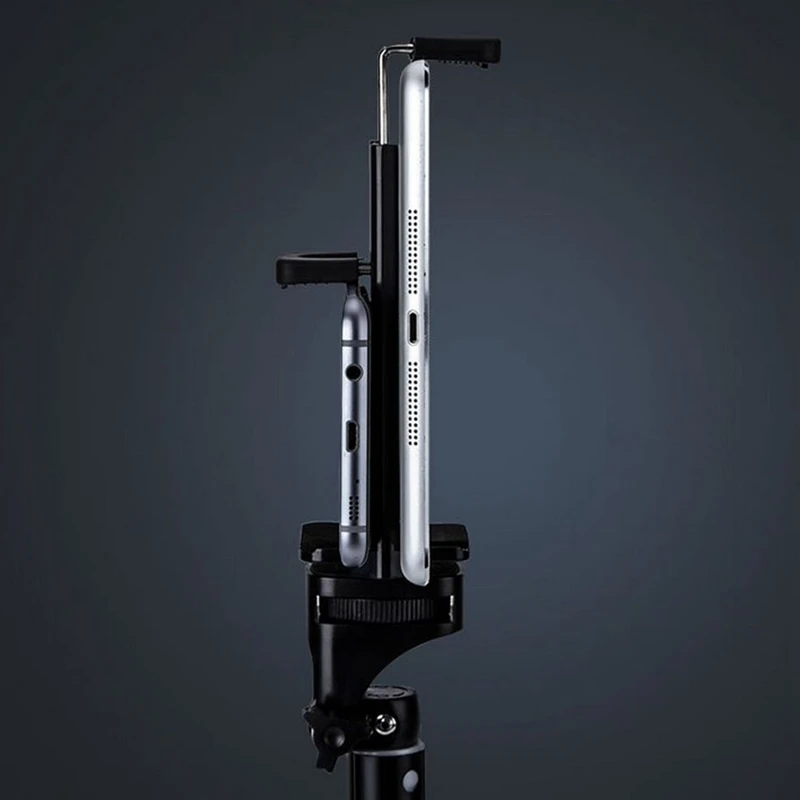 2 в 1 черный зажим для телефона подставка штатива держатель селфи-Палка сотового