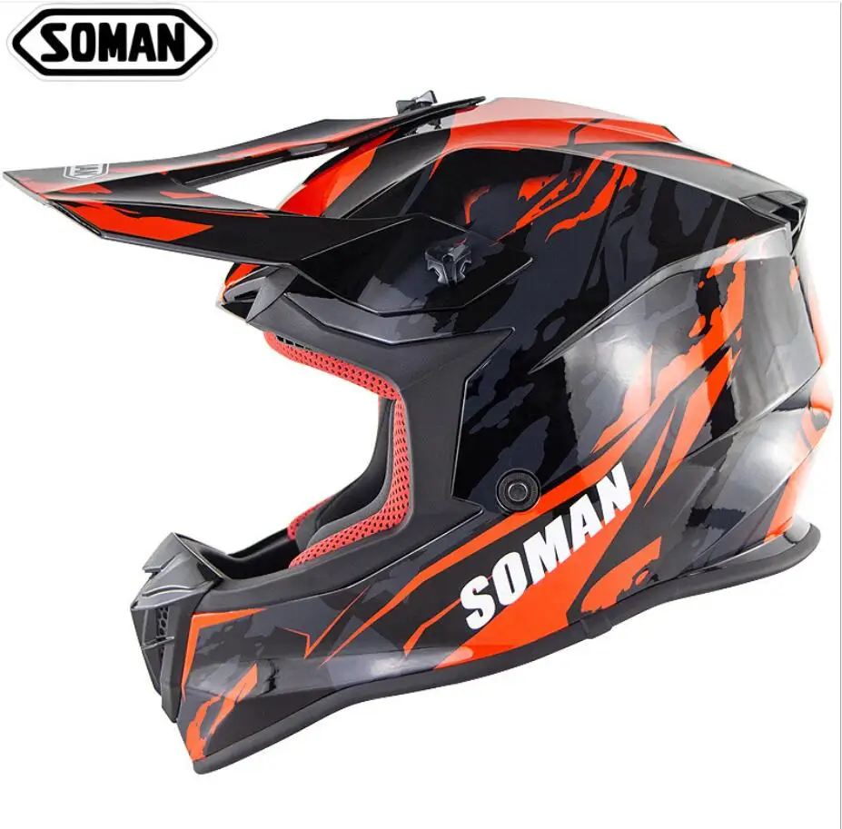 Новый стандарт ECE соман SM633 мотоциклетный гоночный внедорожный шлем для мужчин и