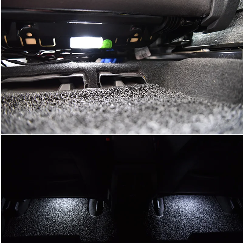 

2021 car interior LED Footwell Light foot Lamp Cable Wiring harness For VW PASSAT B7 B8 CC Golf 7 MK7 7.5 Jetta Tiguan MK2