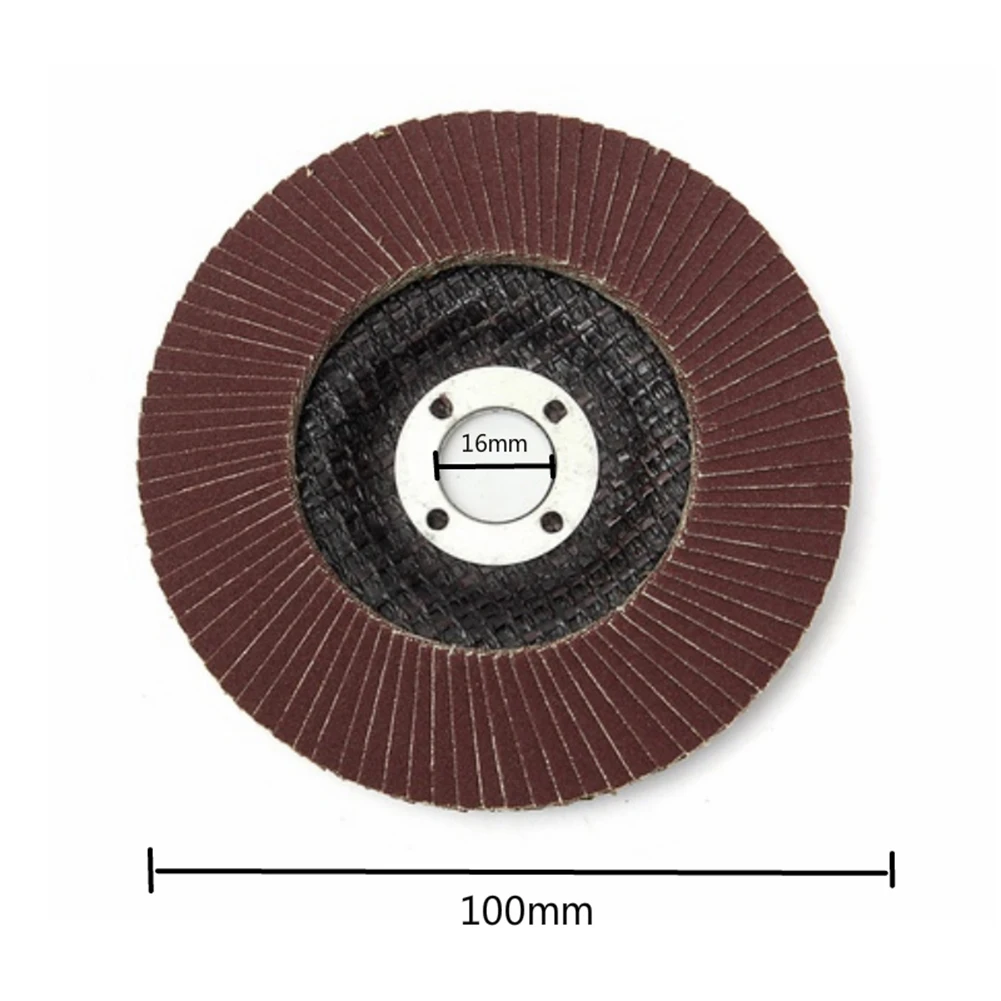 

10pcs 100mm Flap Discs 80 Grit Grinding Wheels Blades for Angle Grinder Sanding Disk Grinding Wheel Abrasive Tools Accessories