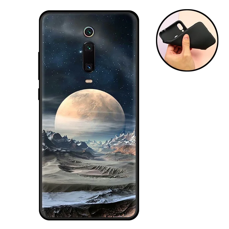 BYLPM Чехлы для Xiao mi Red mi K20, чехол Red mi K20 Pro, черный матовый Силиконовый чехол mi 9 T, задняя крышка для mi 9 T mi 9 T mi 9 T mi 9 T K 20 - Цвет: BYLPM