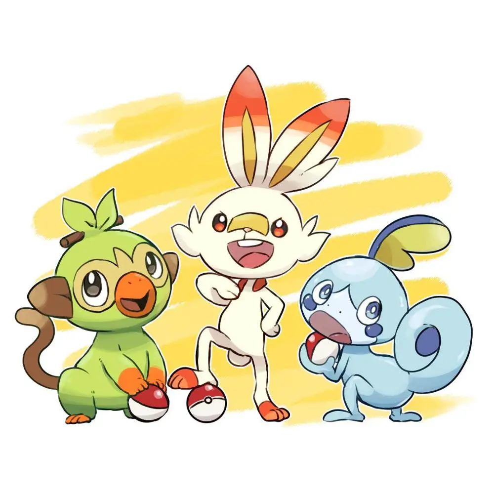 

Scorbunny Sobble Grookey Sirfetch