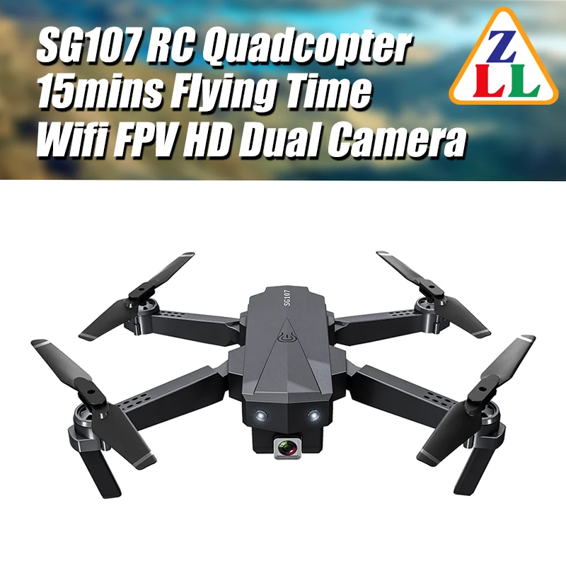 SG107 RC Drone 4K HD Двойная камера оптическая воздушная Квадрокоптер Wi Fi FPV долгий срок