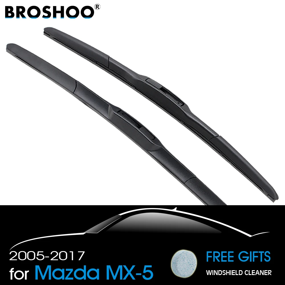 Щетка стеклоочистителя BROSHOO для Mazda MX 5 подходит стандартных крючков 2005 2006 2008 2009 2010