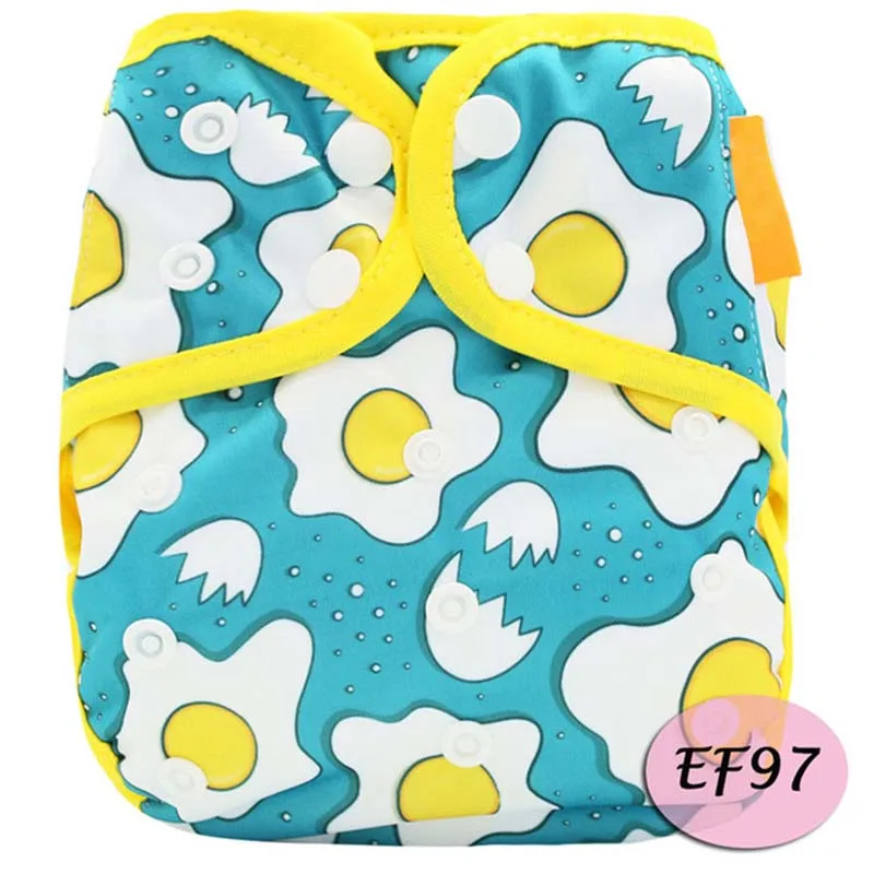 Многоразовые подгузники для новорождённых с цифровой печатью моющиеся