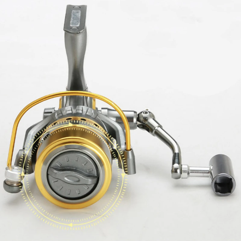 9 + 1BB спиннинг катушка спиннинга для морской рыбалки Алюминий сплав проволока