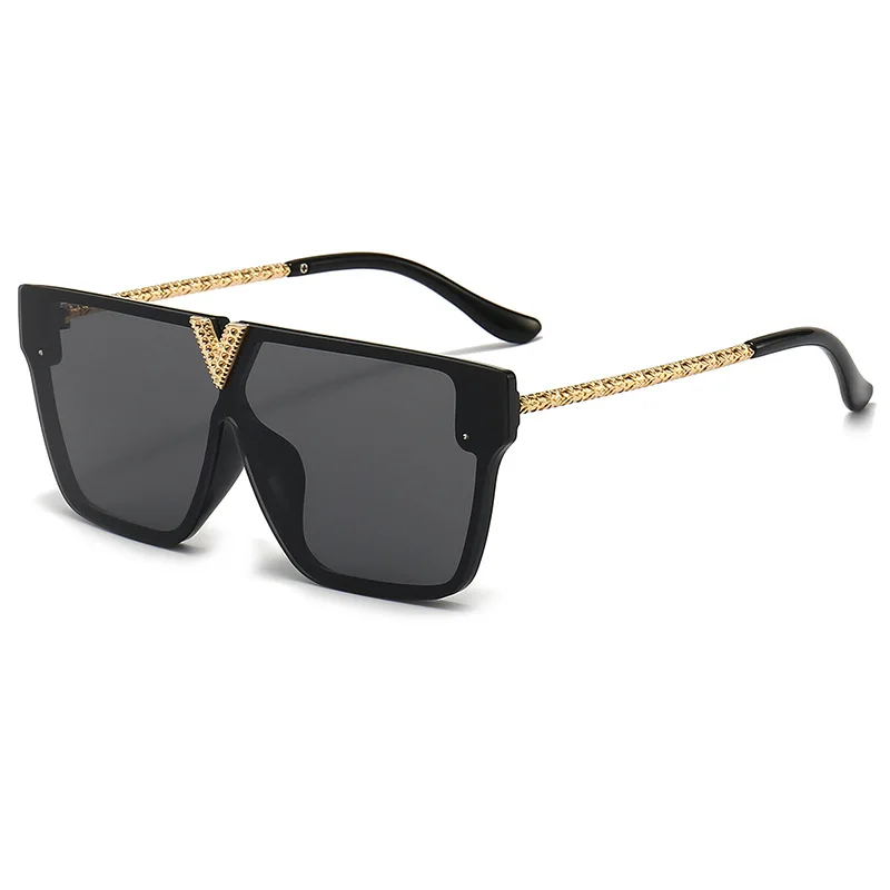 Oversized Sunglasses For Women Men Luxury Design Square Male Female Car Driving Wayfarer UV400 Retro