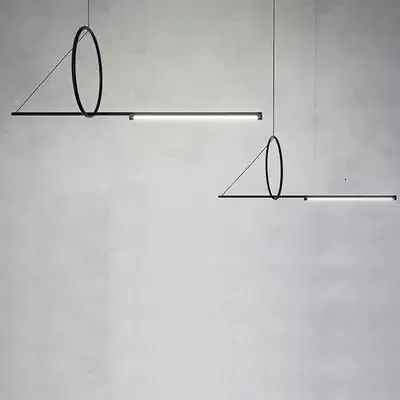 Современный стеклянный подвесной светильник в скандинавском стиле для столовой