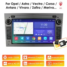 3G 32G Android 2Din GPS Car Player for Opel Astra H 2004 Zafira Corsa C D Antara Vivaro Meriva Vectra Vauxhall 4GLTE Combo Radio