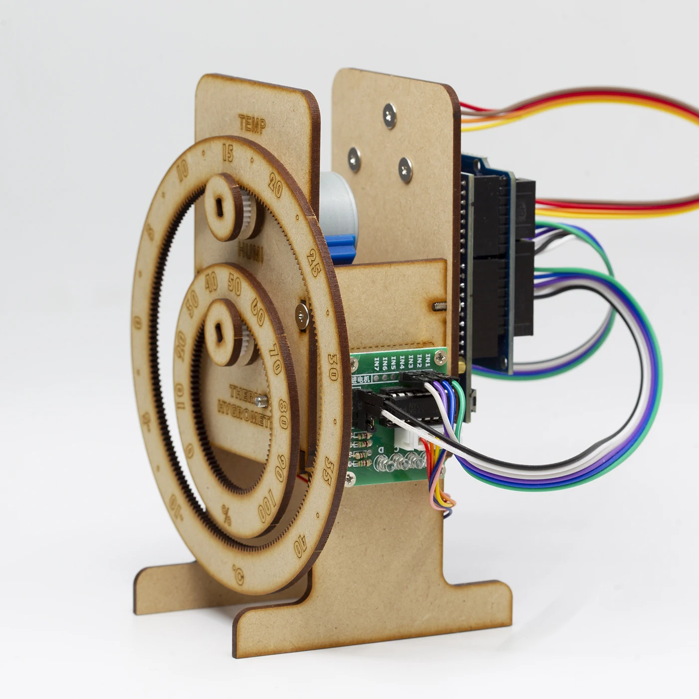 Новейший механический термометр Arduino креативная Сборная модель двигателя