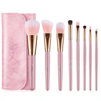 banfei 8pcs pink makeup brushes set multifunctional makeup concealer eyeshadow foundation blending beauty makeup brush set tools