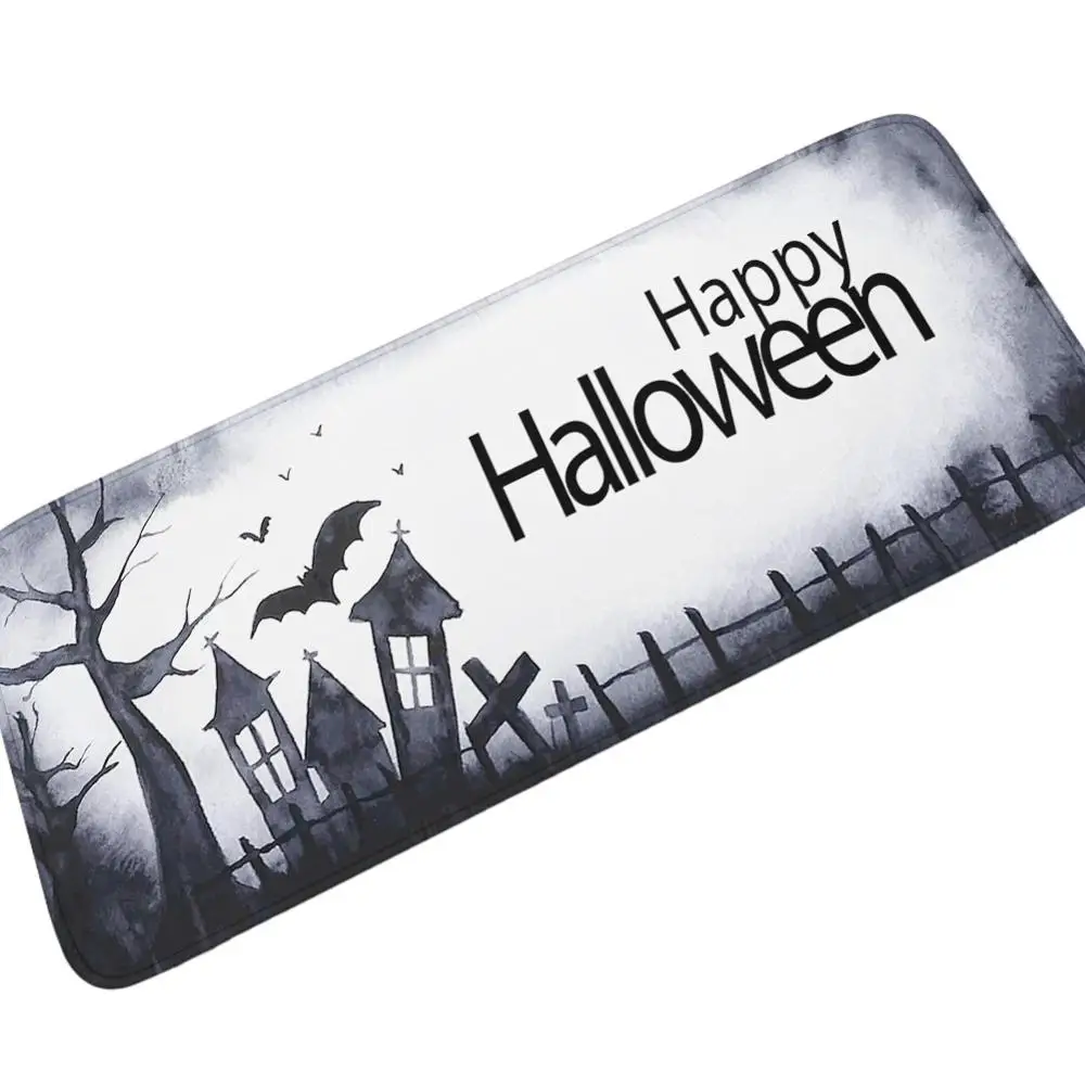 Фланелевый напольный коврик с эффектом памяти для Хэллоуина|Коврик| |