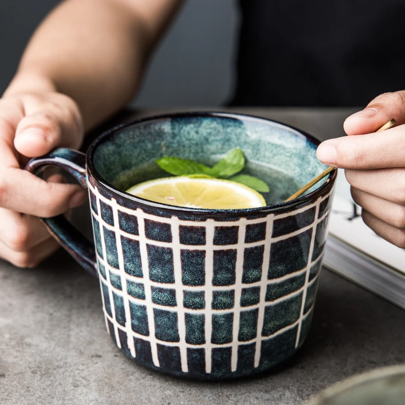 Лидер продаж Кружка для овсянки в стиле ретро новая маленькая Роскошная