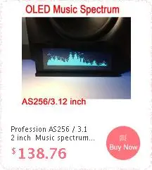 " дюймовый OLED музыкальный анализатор спектра MP3 автомобильный ПК усилитель аудио индикатор уровня музыкальный ритм анализатор VU метр