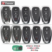 yiqixin smart remote car key fob for chevrolet cruze spark volt camaro equinox malibu 2016 2020 keyless entry 315433mhz id46