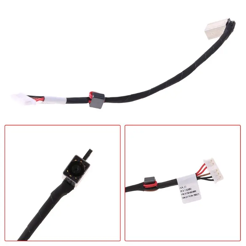 

DC Power Jack Cable Socket Plug Wire Harness Connector Charging Port Replacement for Dell Inspiron 15-5000 5558 5555 5559 97QB