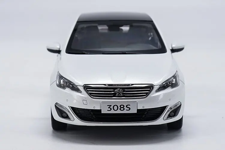 Оригинальный авторизованный подлинный 1:18 Peugeot 308S 2015 хэтчбек сплав литье под