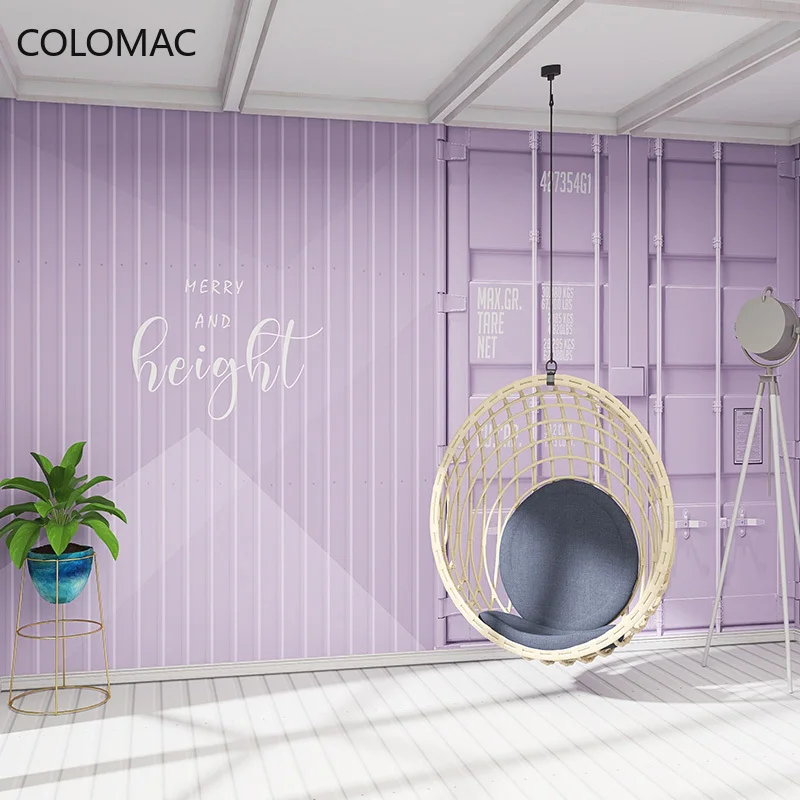 

Colomac Custom 3d Nordic Industrial Style Decoration Wallpaper KOL Photo Background Mural Wall Stickers Decor Dropshipping
