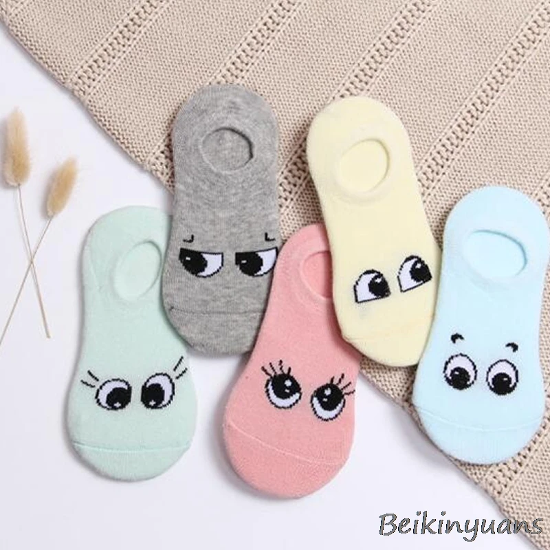 Детские Мультяшные короткие носки для мальчиков и девочек Сезон весна-лето