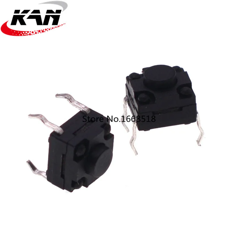 20 шт. 4 контактные 6*6 микро тактовые кнопочные переключатели 6*6*5 мм DIP 6x6x4 3