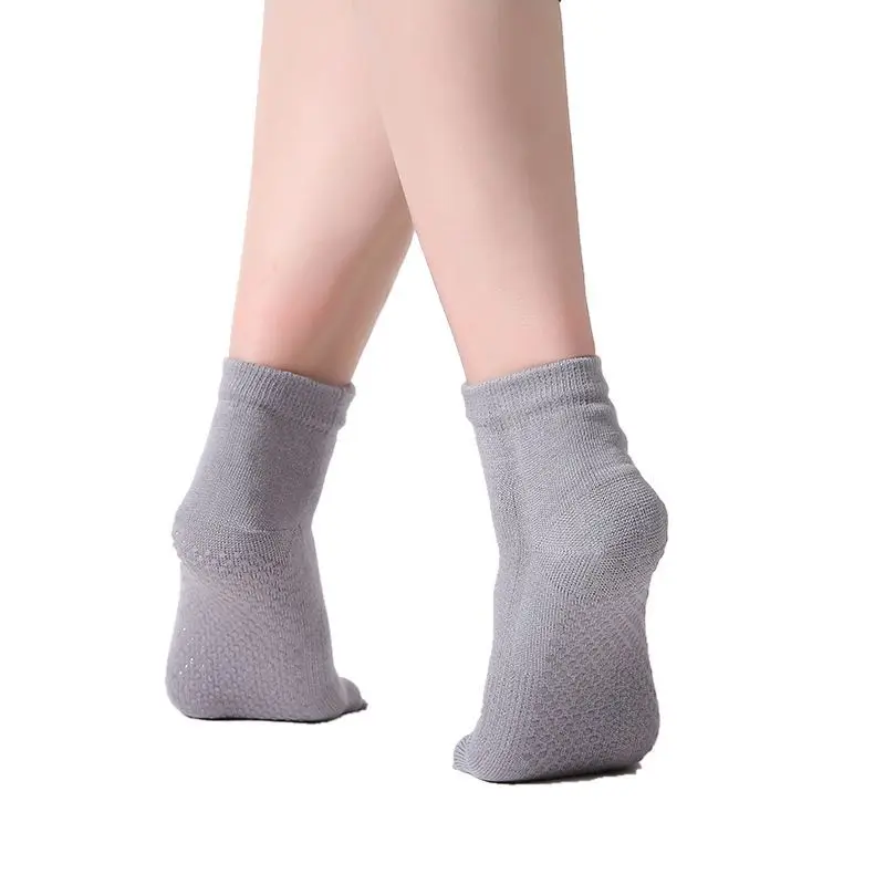 1 пара женские носки для йоги мужские Нескользящие на пять пальцев хлопковые