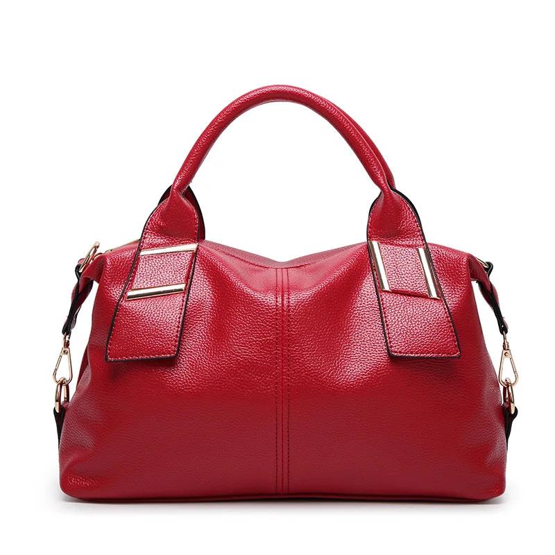 

2021 Lychee Pattern Portable Large Bag European and American Simple Shoulder Bag New Fashion Messenger Women's Bag