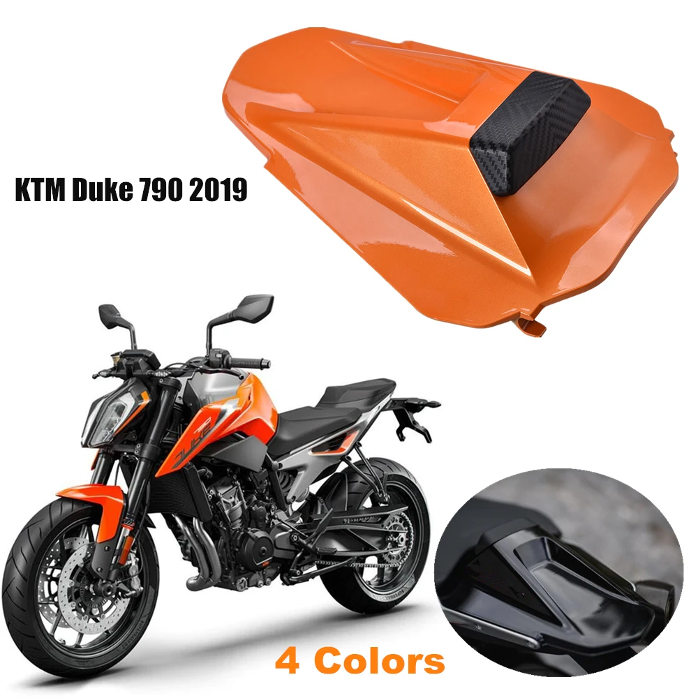 Крышка капота для заднего сиденья мотоцикла, деталь обтекателя Для KTM Duke 790, карбоновое черное оранжевое сиденье DUKE790