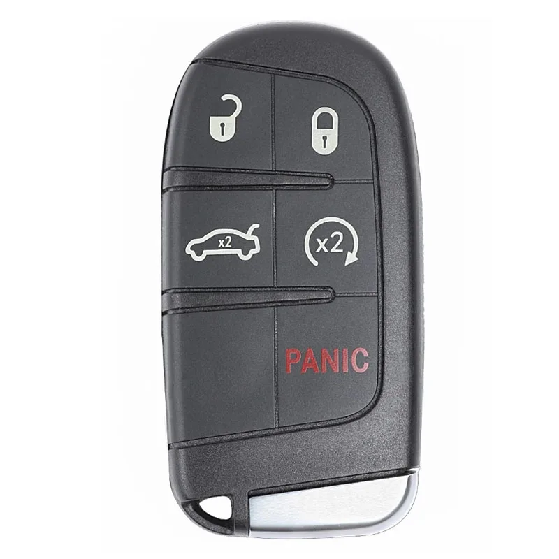 KEYECU 433MHz ID46 Chip M3N-40821302 4+1 5 Button Smart Remote Key Fob for 2011-2018 Chrysler Dodge Charger Journey Challenge | Автомобили