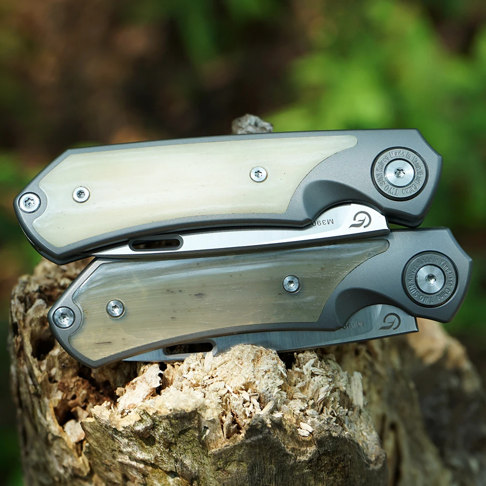 Нож комбинация TWOSUN M390 карманный складной нож Походный охотничий инструмент для