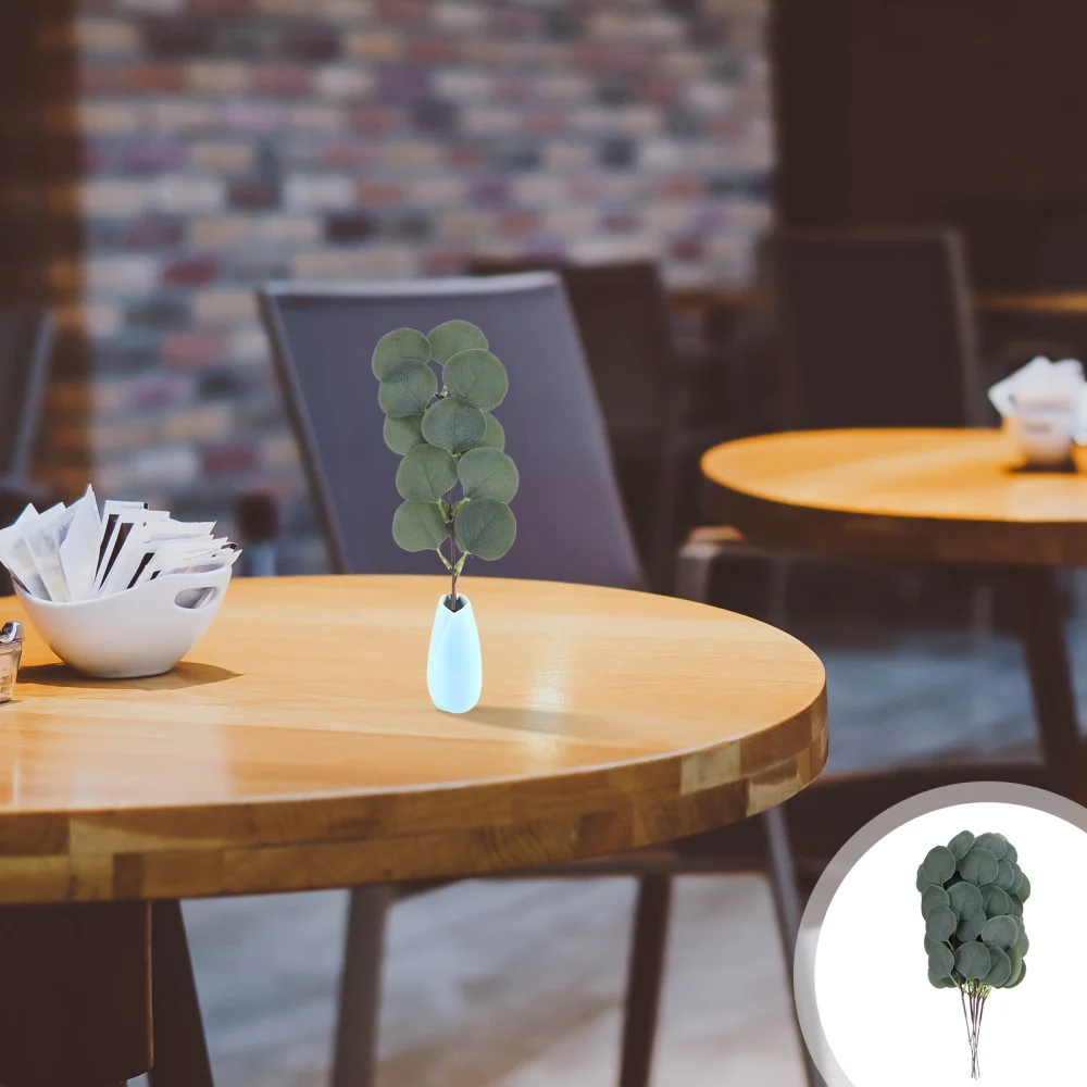 6 шт искусственный цветок лист эвкалипта украшения Свадебная вечеринка