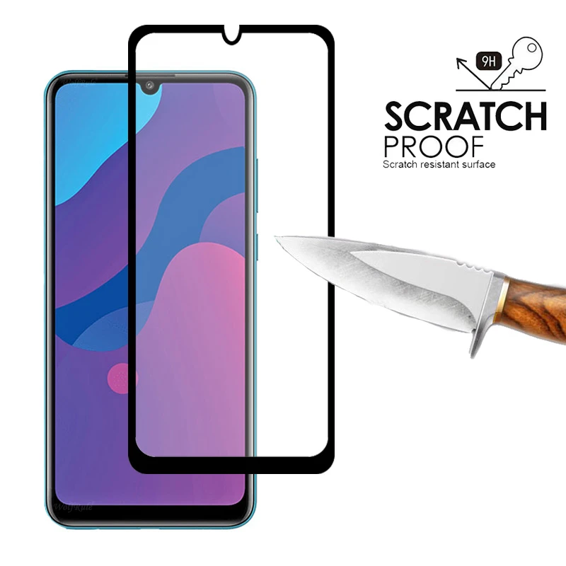 2 piezas de vidrio templado para Huawei Honor 9A Protector de pantalla Honor 9A Pro cubierta completa de vidrio para Huawei Honor 9A 3D pel&iacute;cula de borde curvado-1
