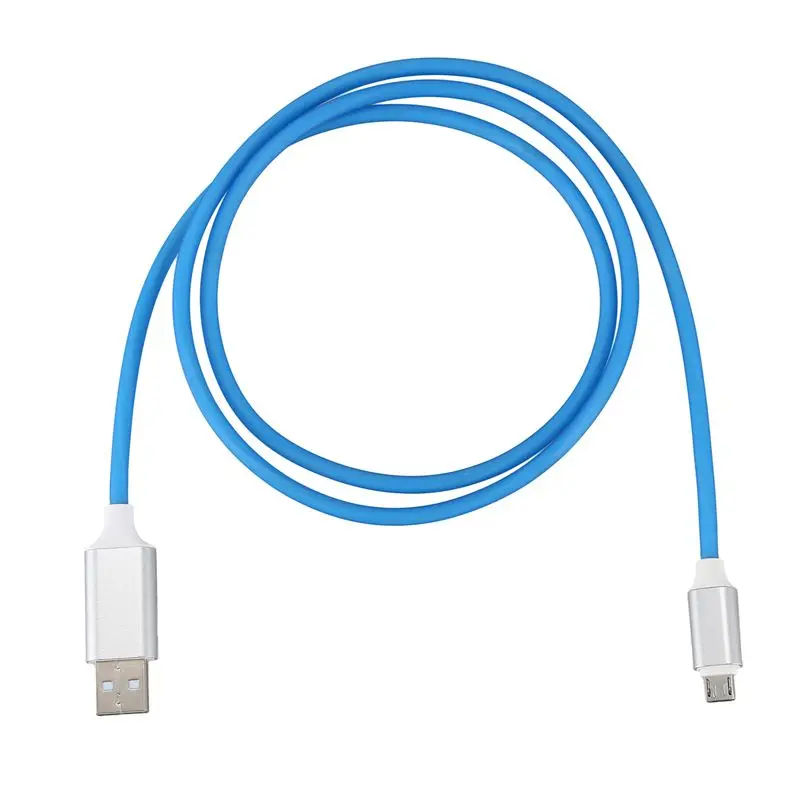 Кабель Micro- Usb 3 фута индуктивный музыкальный ритм светодиодный неоновый кабель