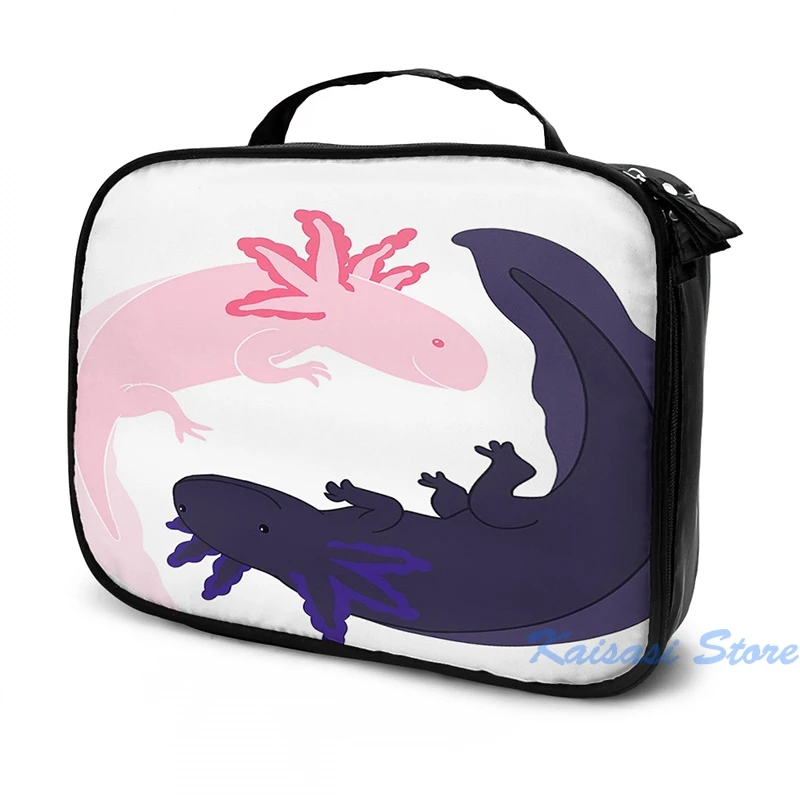 Рюкзак с забавным графическим принтом Yin &amp Yang Axolotls USB-зарядкой мужские школьные