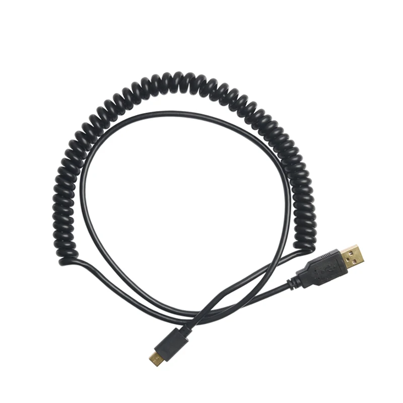 Спиральный кабель провод механическая клавиатура GH60 USB типа c порт для набора
