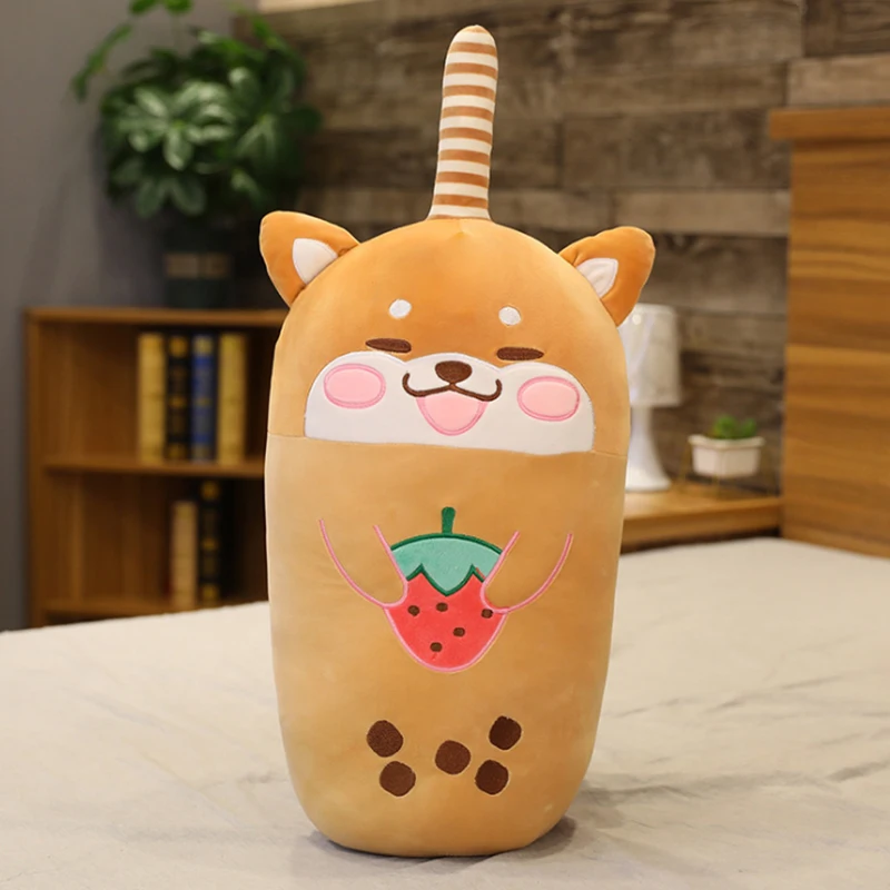 25-35 см животный фруктовый жемчуг молочный чай подушка милый Медведь Кролик