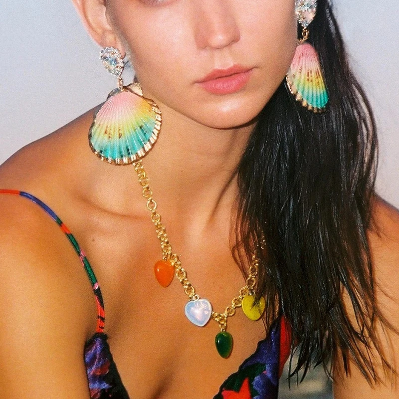 Модное ожерелье с жемчугом дикий креп-Жоржет от сглаза |