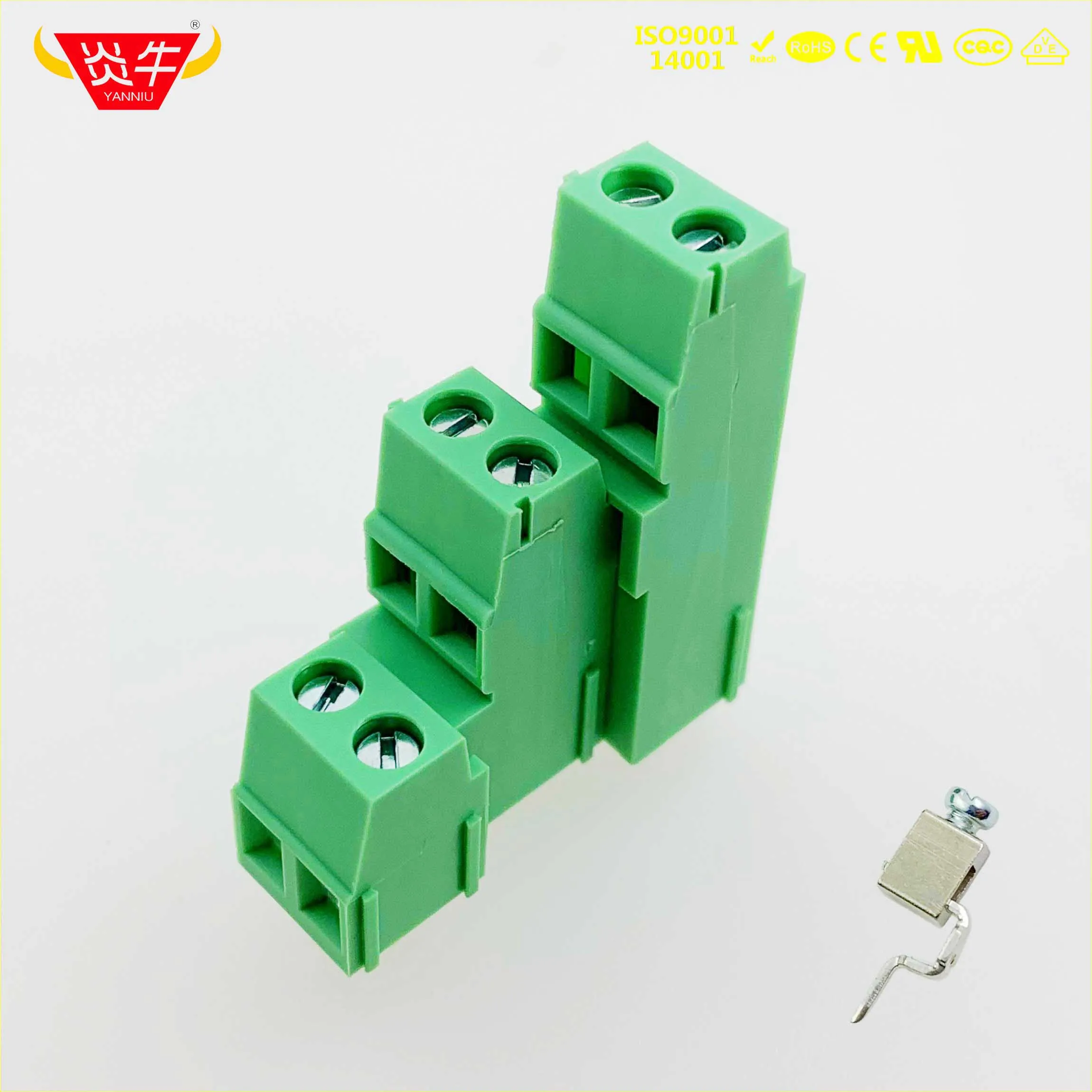 KF128A3 5,0 мм 2P 3P PCB универсальные Винтовые клеммные блоки DG500A3 5,0 мм 2PIN 3PIN MK3DS 1,5/2-5,0 PHOENIX свяжитесь с DEGSON KEFA