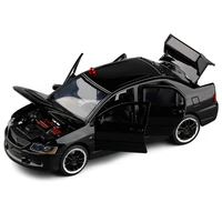 hot sale high simulation mitsubishi lancer evolution model132 alloy slide car toy6 open door toy carwholesale