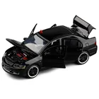 Модель MITSUBISHI LANCER EVOLUTION, масштабная модель автомобиля 1:32 из сплава, 6 открытых автомобилей Дверная игрушка