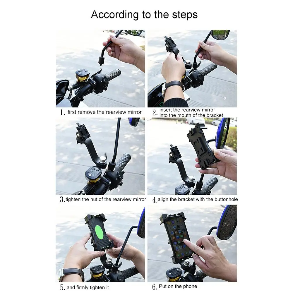 Держатель для телефона на велосипед мотоцикла MTB руль универсальный кронштейн