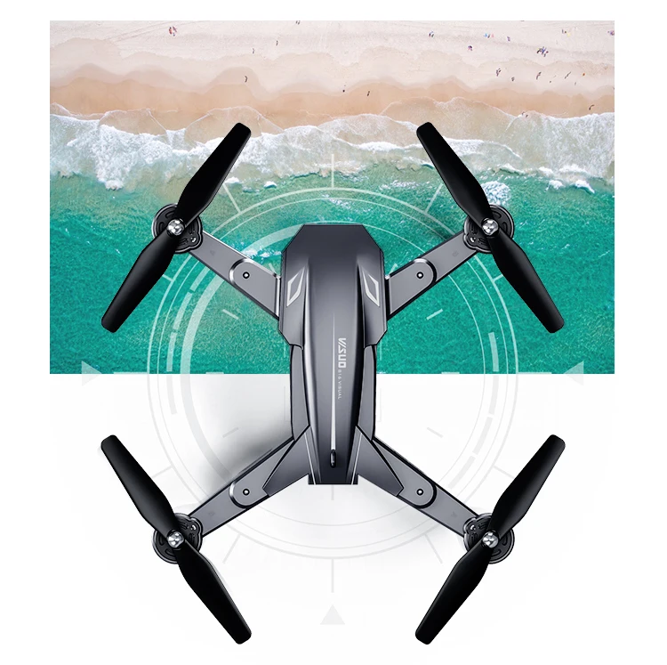 XS816 Радиоуправляемый Дрон оптический поток 4K Дрон с двойной камерой Wifi FPV Дрон управление жестом вертолет Квадрокоптер для детей