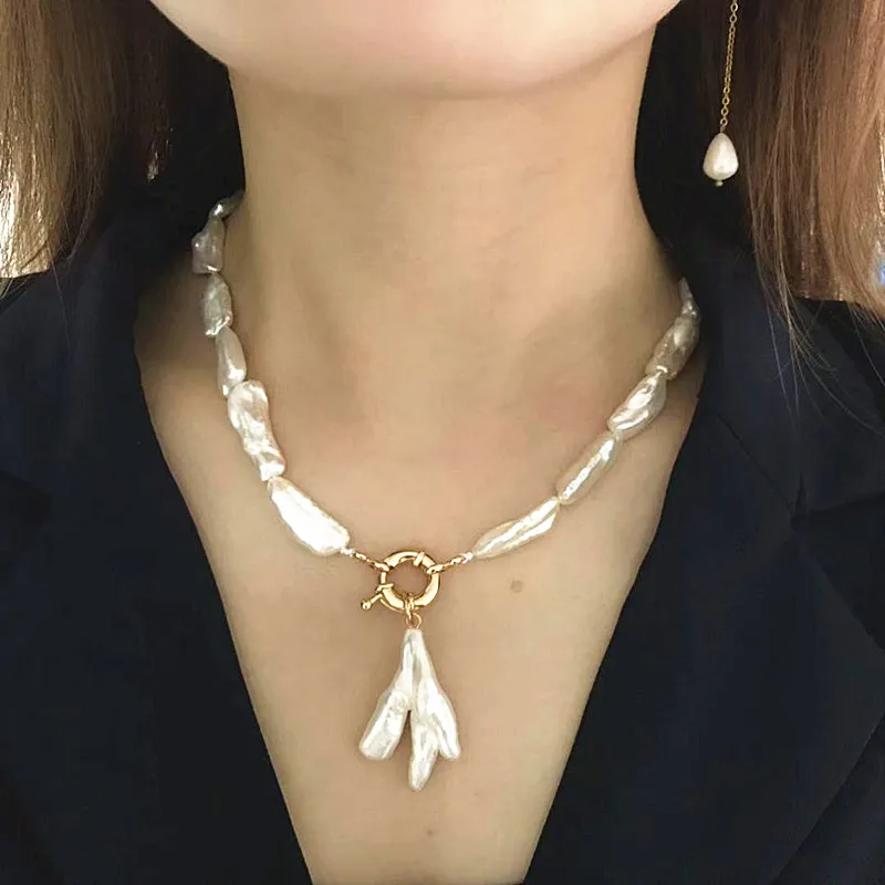Boho Puka, натуральный Каури, ожерелье в виде ракушки, для женщин, массивные жемчужные барочные ювелирные изделия, колье-чокер, ювелирные изделия