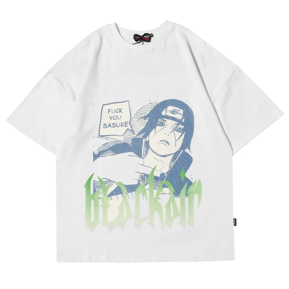 Женская футболка Мужская мультяшная аниме гинтама принт короткий рукав в стиле