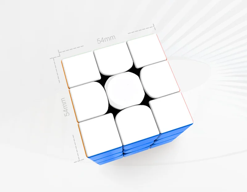 Подразмер 54 мм 3x3x3 магнит числовой профессиональный магический скоростной кубик Развивающие игрушки для увлеченного фаната