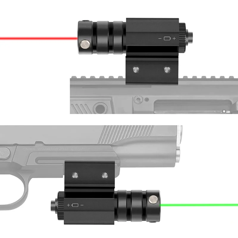 Красный лазерный прицел с креплением на планку Пикатинни для винтовки Glock 11 мм 20