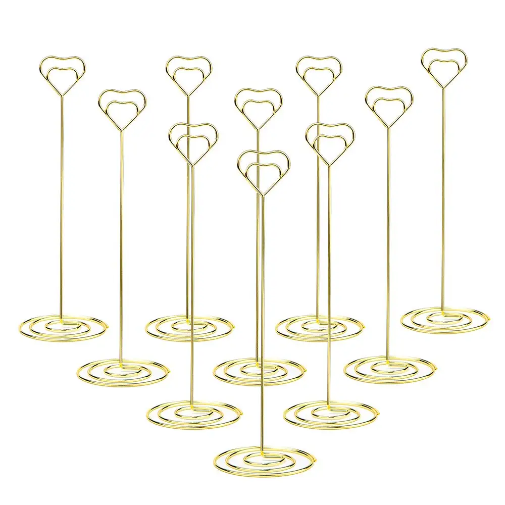 10 шт. место стола держатель для карт настольные подставки под номера в форме