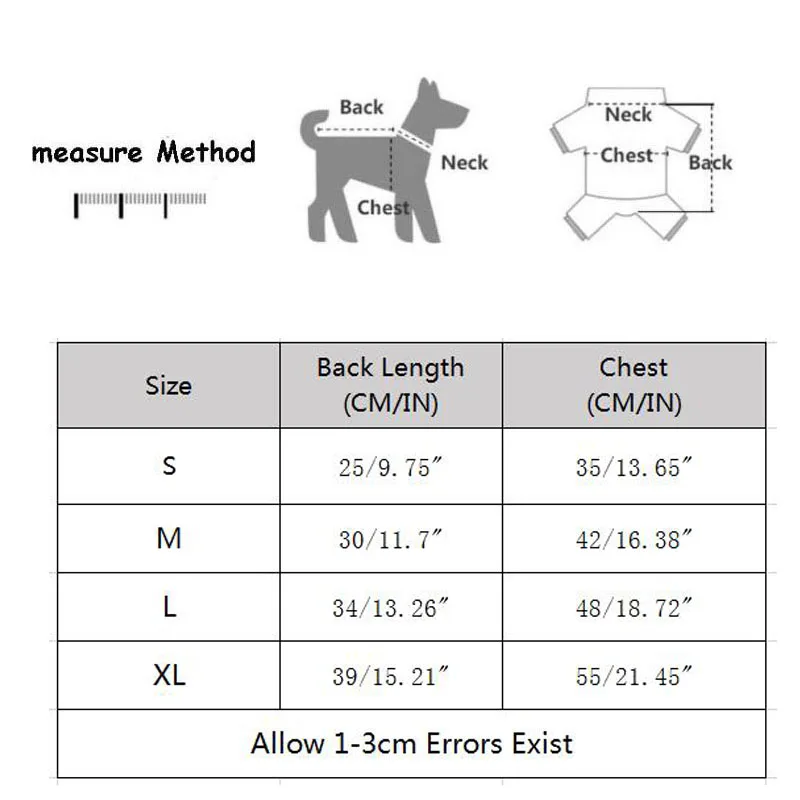 Хлопковая пижама для собак одежда домашних питомцев на 4 ножки жилет рубашка с